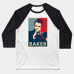 Chet Baker Hope Poster - Sizes of Jazz History Baseball T-Shirt